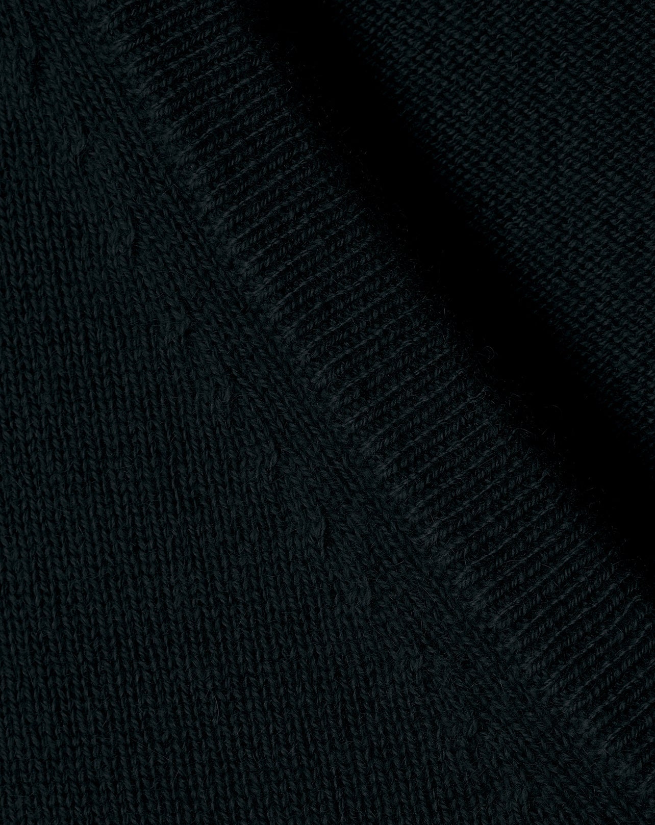 RECO75Pull V Manches Courtes Intemporel - Noir