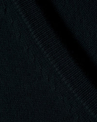 RECO75Pull V Manches Courtes Intemporel - Noir