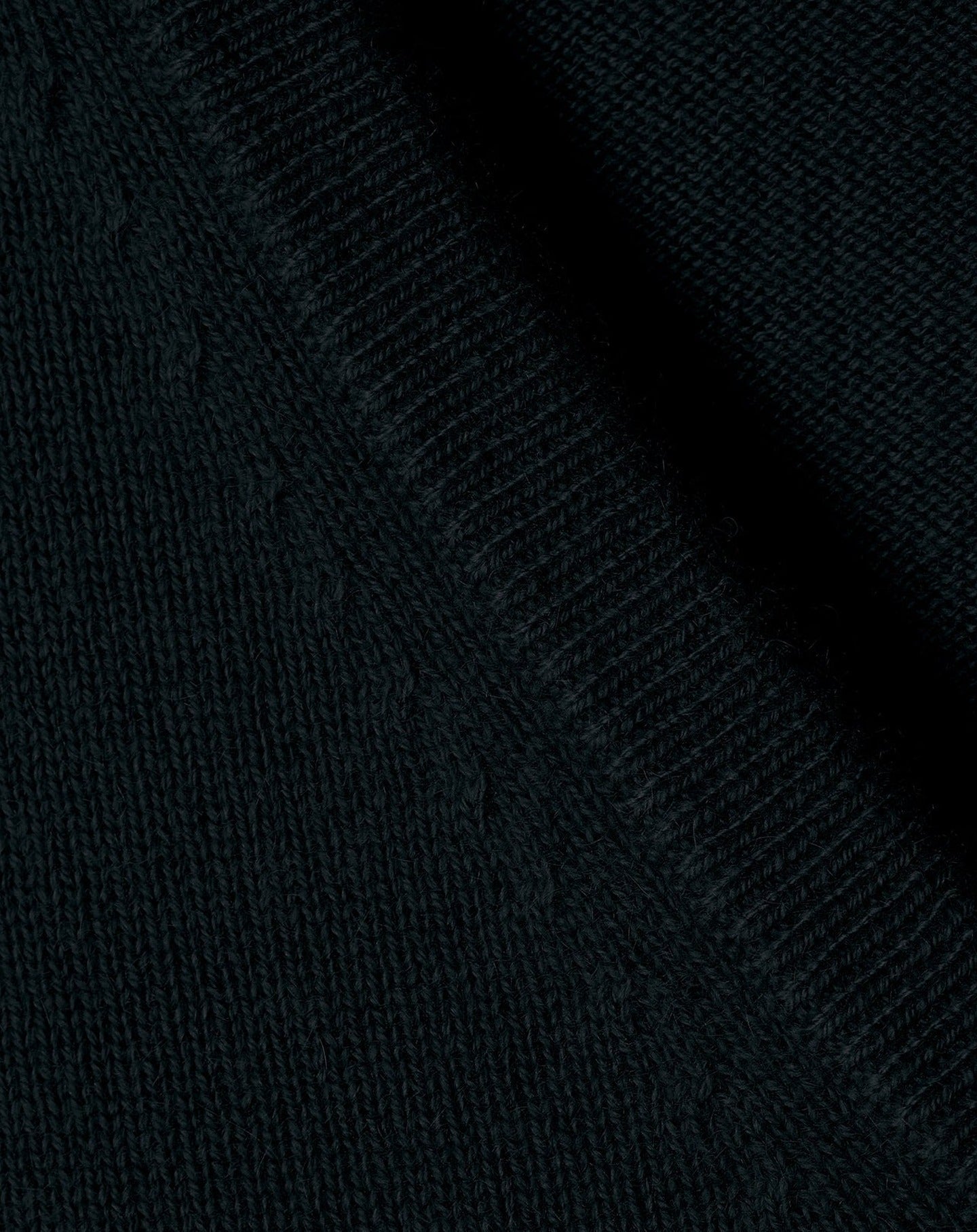 RECO75Pull V Manches Courtes Intemporel - Noir