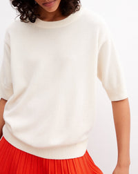 RECO90Maxi Ras De Cou Manches Courtes Contemporain - Naturel