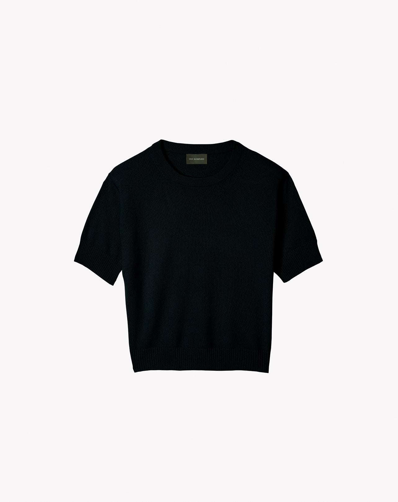RECO90Maxi Ras De Cou Manches Courtes Contemporain - Noir