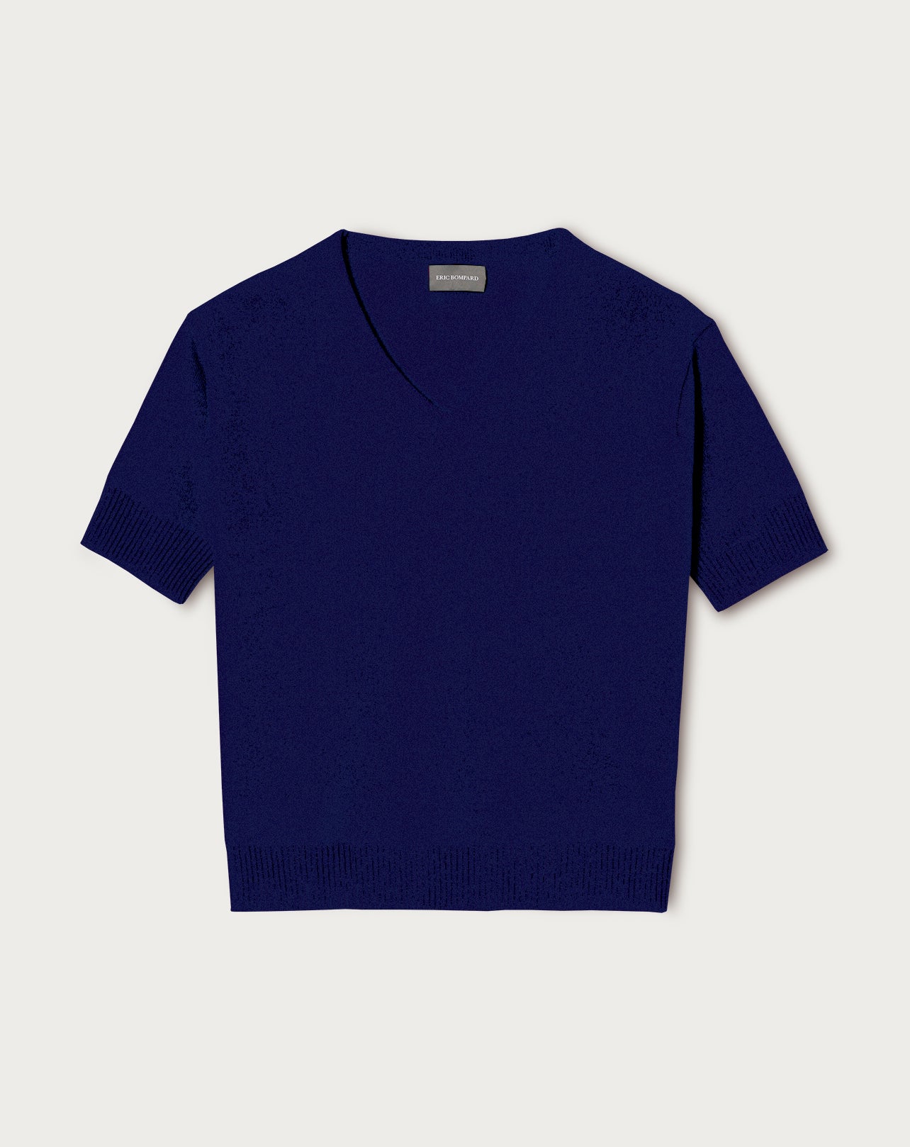 RECO90Maxi Pull V Manches Courtes Contemporain - Marine