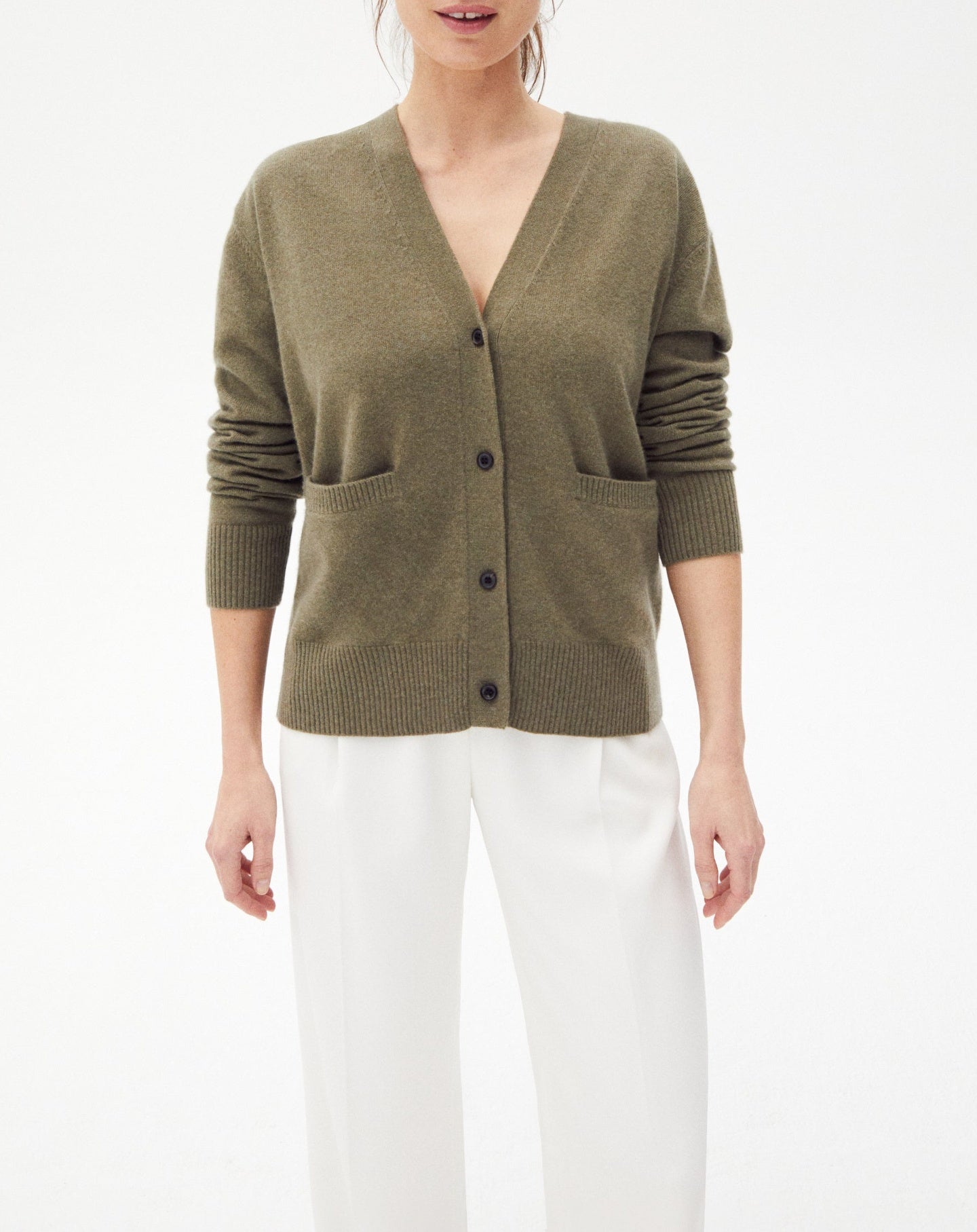 RECO135Gilet Contemporain - Kaki