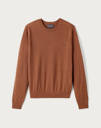 RECO100Pull Col Rond Ultrafin - Vicuna