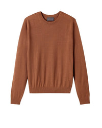 RECO100Pull Col Rond Ultrafin - Vicuna