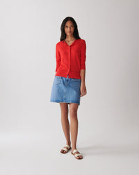 RECO125Cardigan Ultrafin - Rose Festival