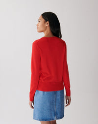 RECO125Cardigan Ultrafin - Rose Festival
