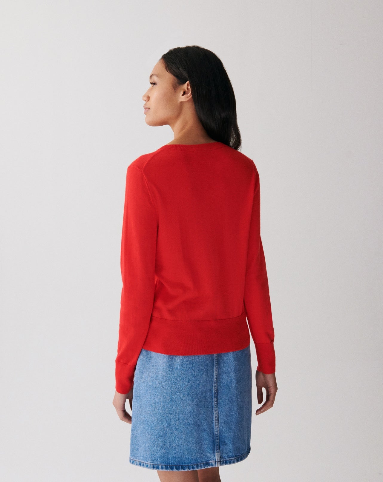 RECO125Cardigan Ultrafin - Rose Festival