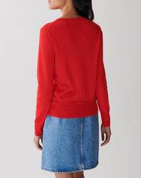 RECO125Cardigan Ultrafin - Rose Festival