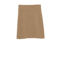 RECO105Jupe Courte Milano - Camel