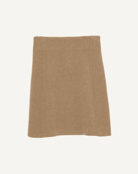 RECO105Jupe Courte Milano - Camel