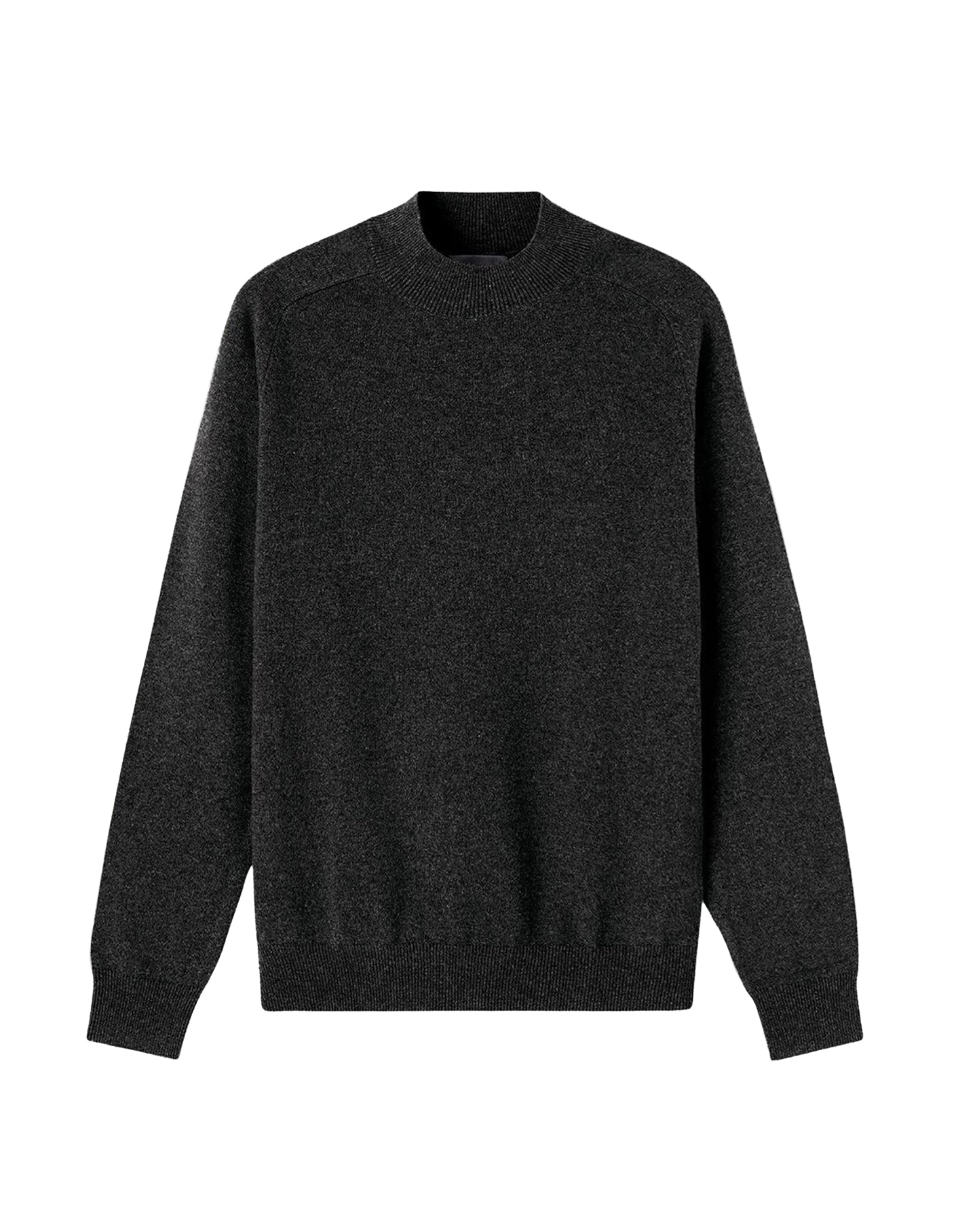 High-neck cashmere jumper - Khol
