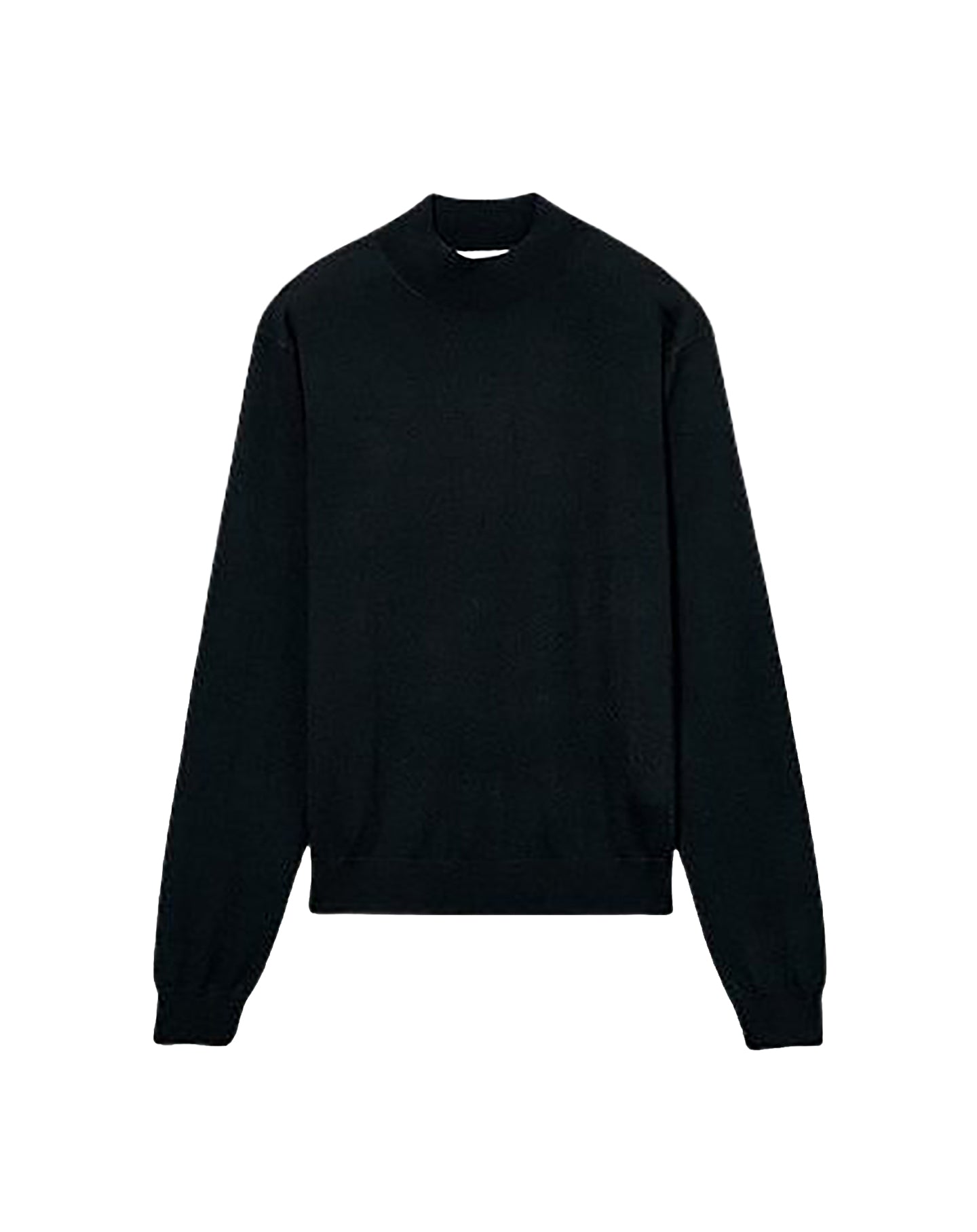 High-neck cashmere jumper - Black
