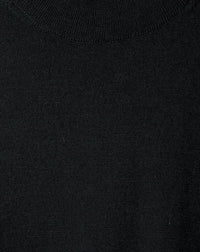 High-neck cashmere jumper - Black