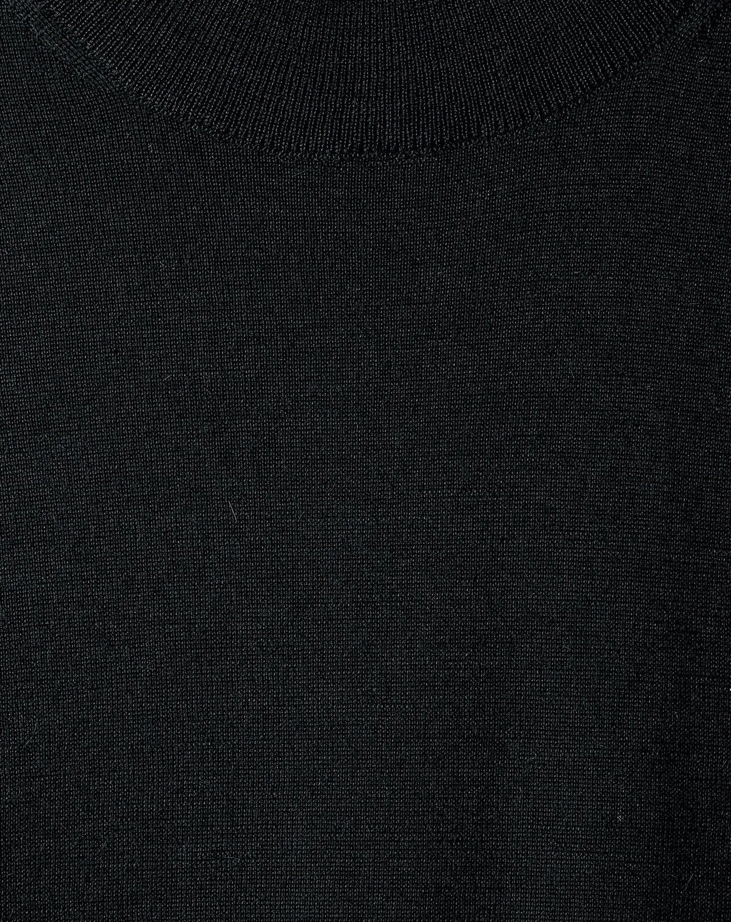 High-neck cashmere jumper - Black