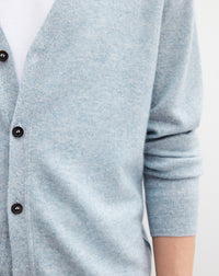 RECO130Gilet Cachemire/Lin - Denim