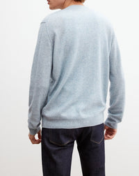 RECO130Gilet Cachemire/Lin - Denim