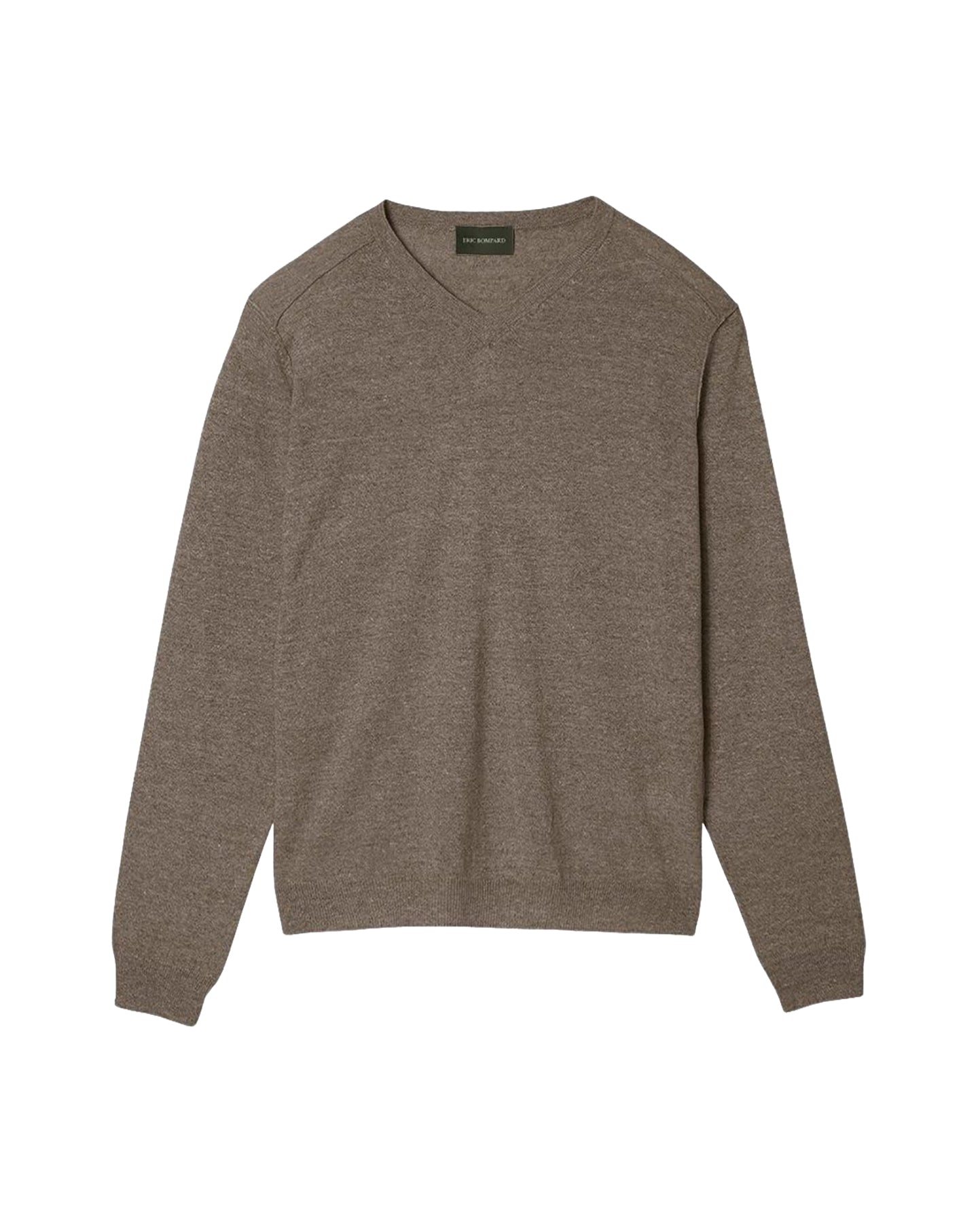 V-neck jumper in cashmere and linen - Ecorce