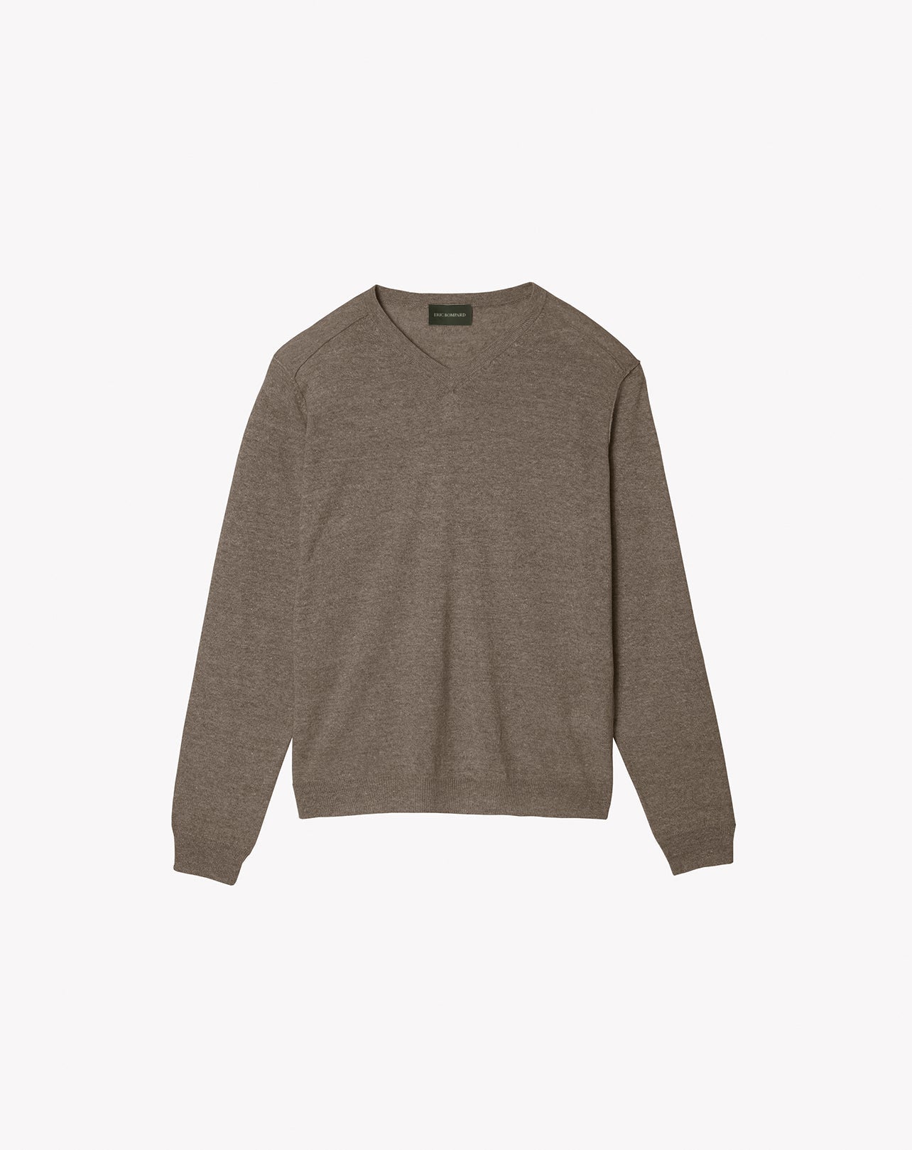 RECO115Pull V Cachemire/Lin - Ecorce