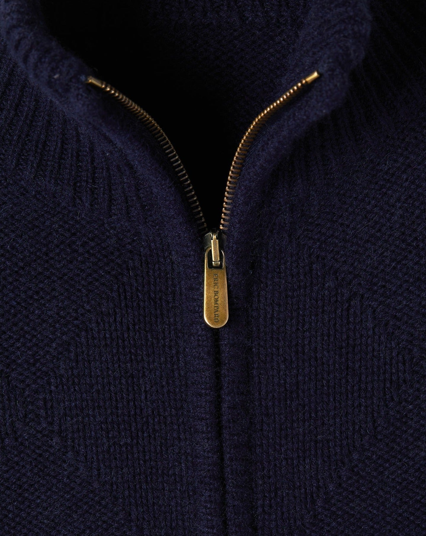 RECO125Blouson Zippé Point Losange - Marine