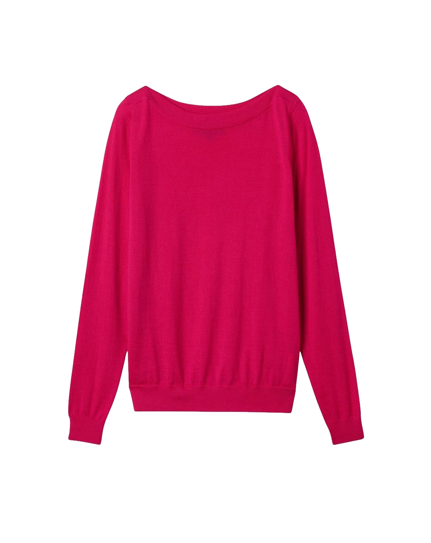 Pull col bateau ultrafin en cachemire -  Rose Tamaris