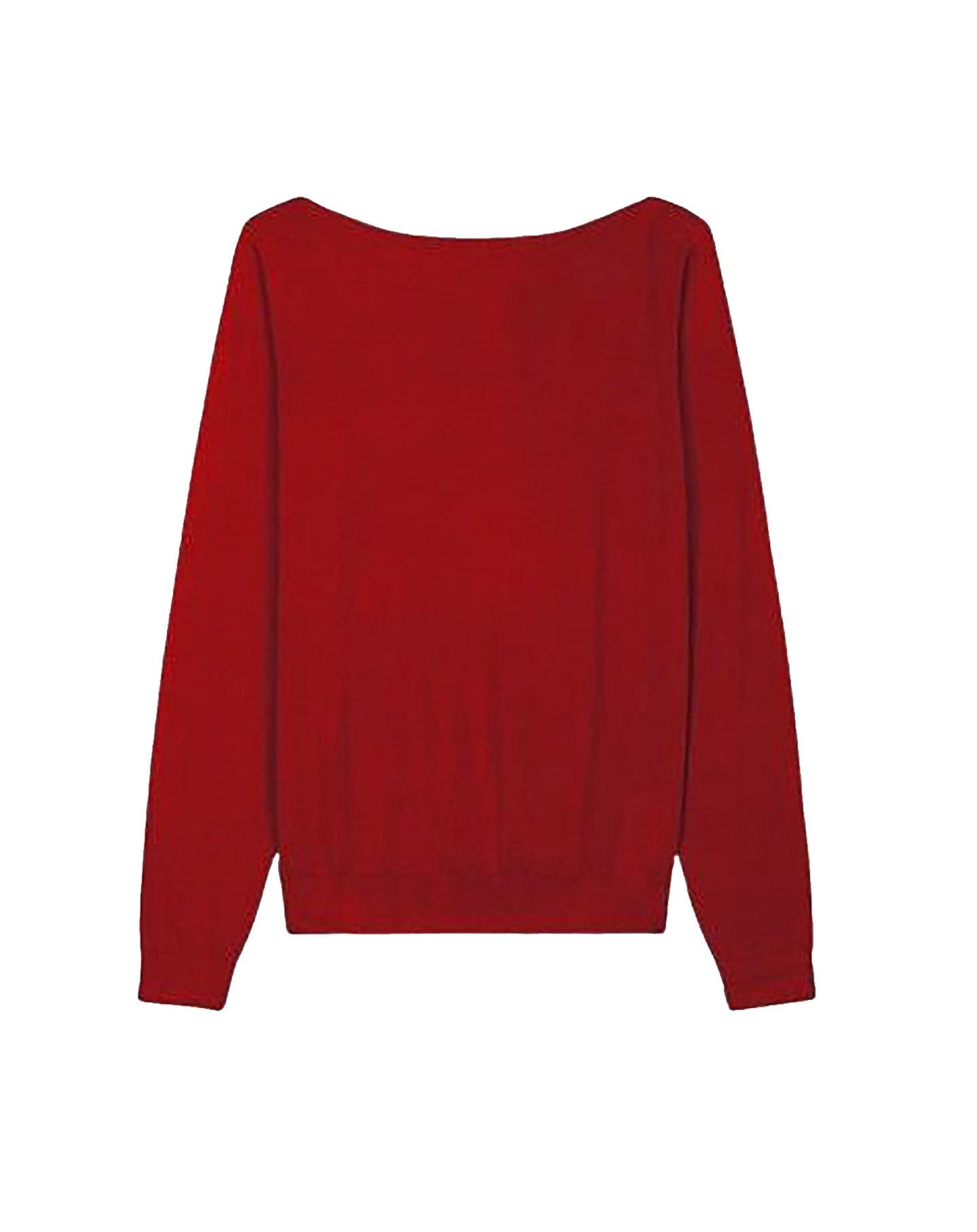 Pull col bateau ultrafin en cachemire -  Garnet