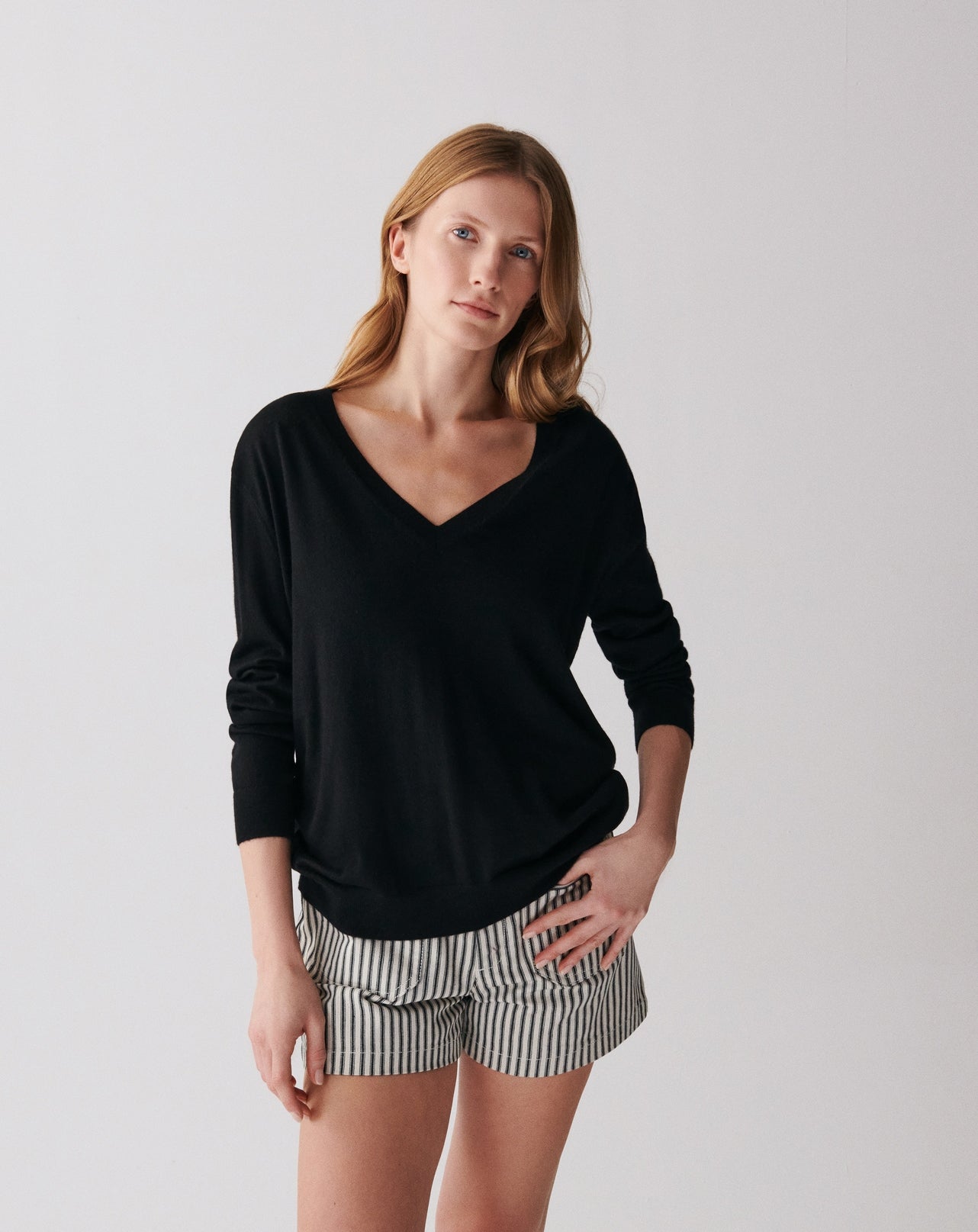 RECO115Pull V Ample Ultrafin - Noir