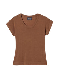 T-shirt col rond en cachemire -  Vicuna