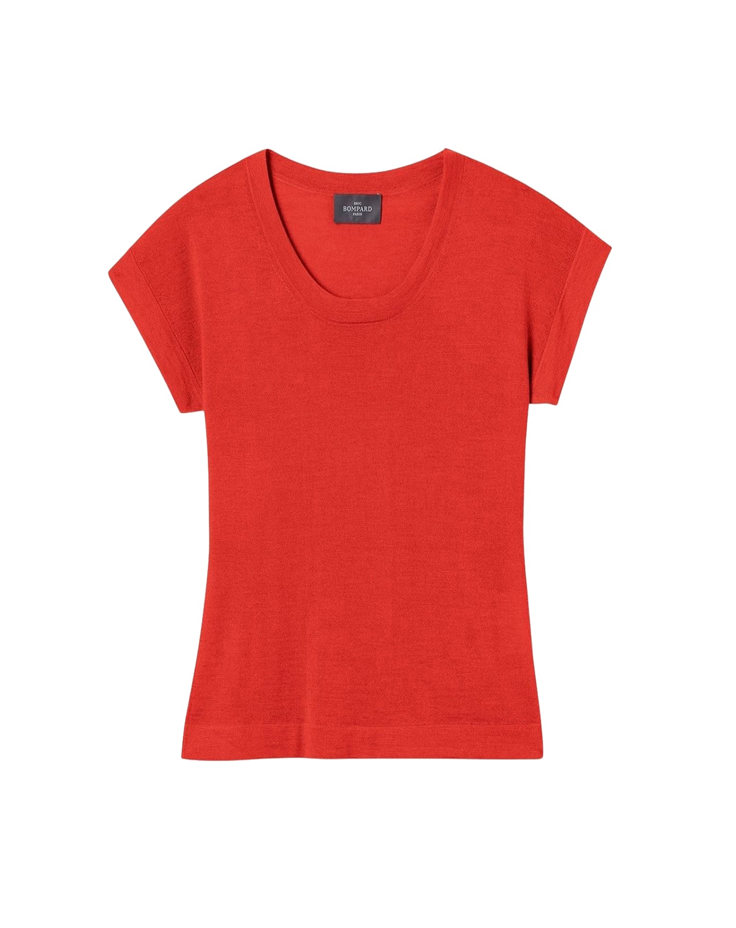 T-shirt col rond en cachemire -  Rose Festival