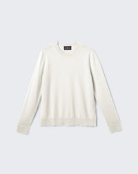 RECO130Pull Col Rond Ample - Naturel