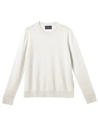 Pull col rond ample en cachemire -  Naturel