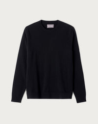 RECO130Pull Col Rond Ample - Noir