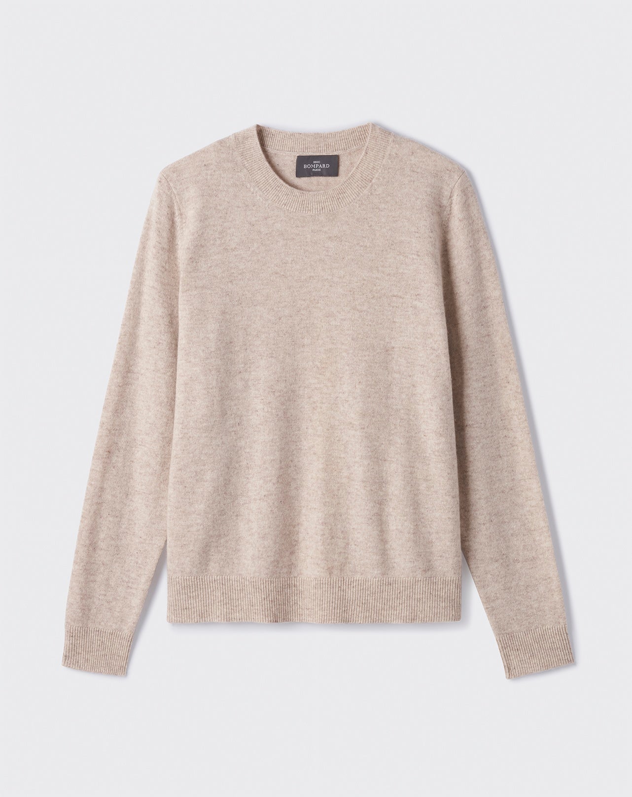 RECO130Pull Col Rond Ample - Tourterelle