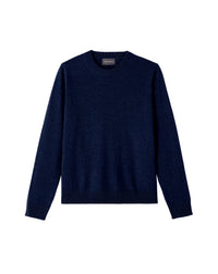 RECO130Pull Col Rond Ample - Bleu Nocturne