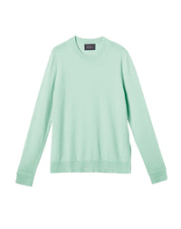 Pull col rond ample en cachemire -  Menthe Au Lait