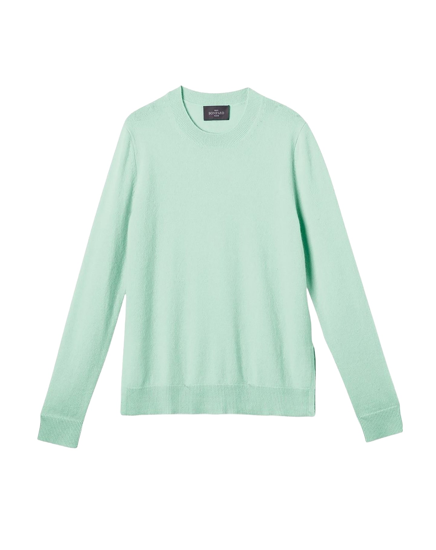 Pull col rond ample en cachemire -  Menthe Au Lait