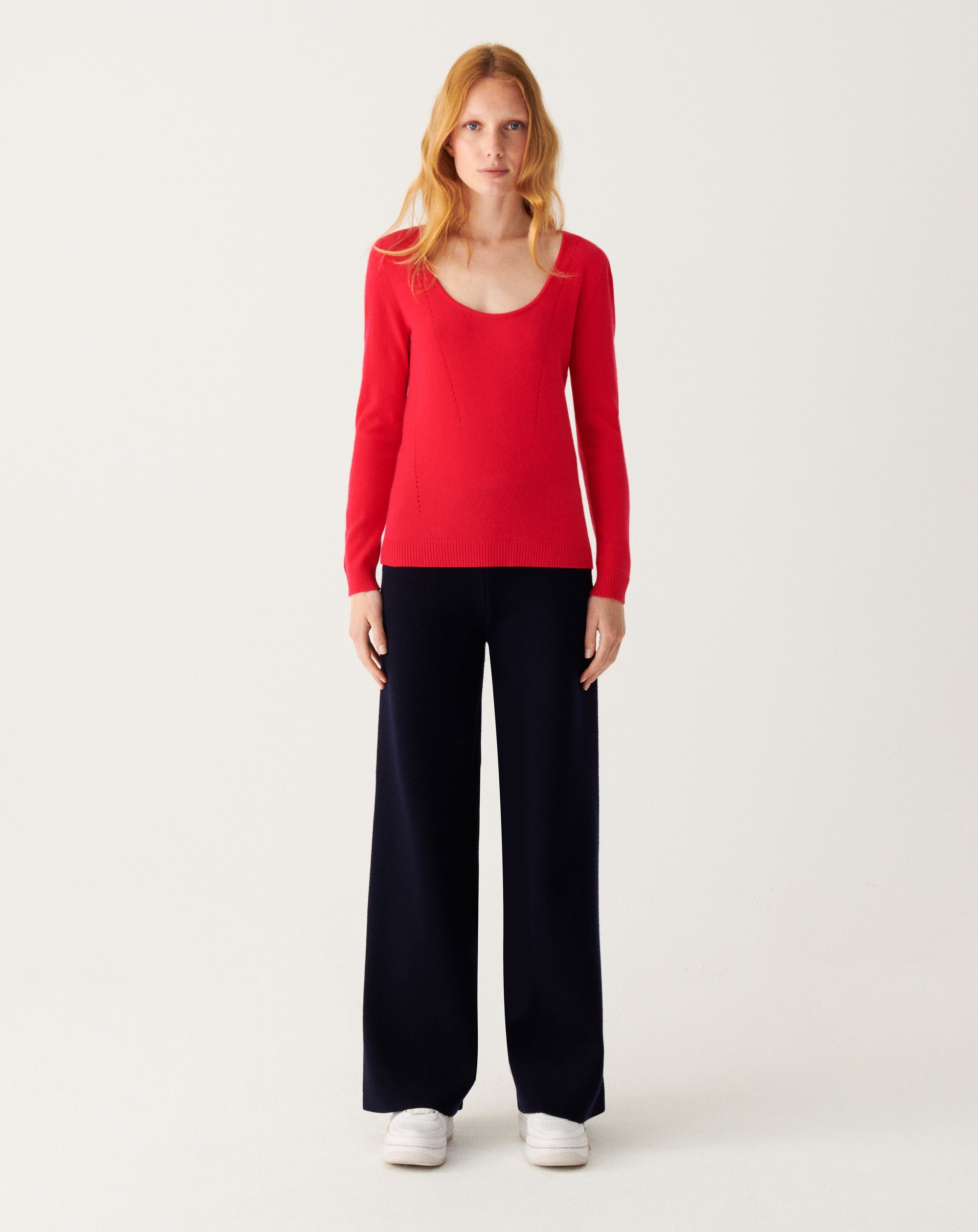RECO105Col Danseuse Cintré Lignes Pointelle - Candy Pop