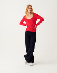 RECO105Col Danseuse Cintré Lignes Pointelle - Candy Pop