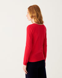 RECO105Col Danseuse Cintré Lignes Pointelle - Candy Pop