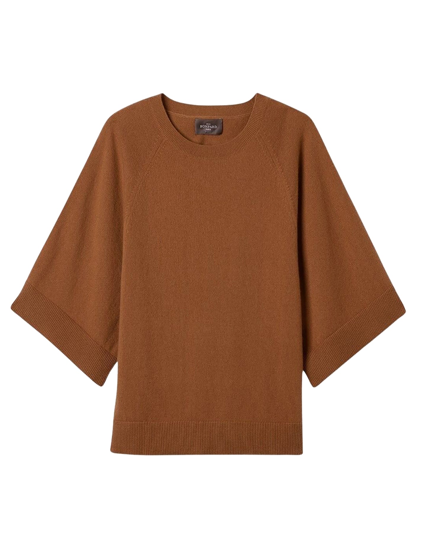 Pull col rond kimono en cachemire -  Vicuna