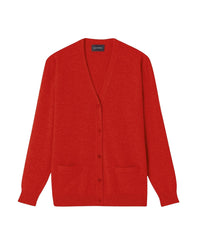 Cashmere waistcoat - College Red