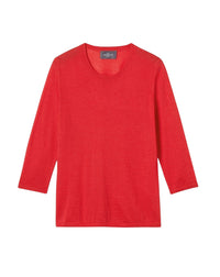 Pull col rond en cachemire -  Rose Tamaris