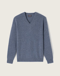 RECO135Pull V 4 Fils - Bleu Apatite