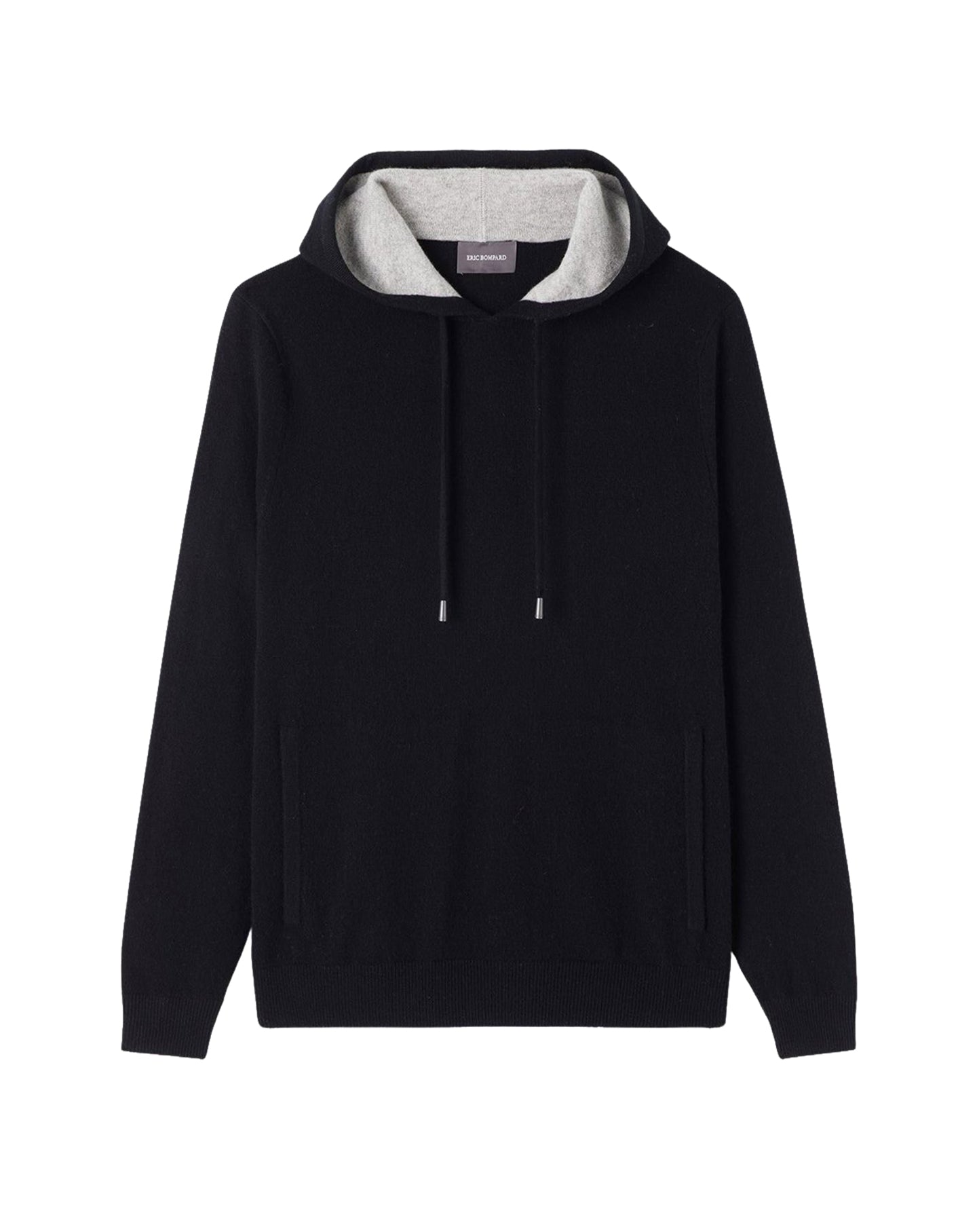 Cashmere hooded jumper - Black