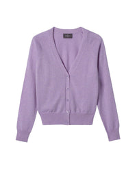 Raglan-sleeved cashmere cardigan - Lilibeth