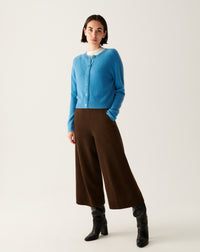 RECO130Cardigan Manches Raglan - Bleu Caldero