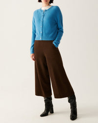 RECO130Cardigan Manches Raglan - Bleu Caldero