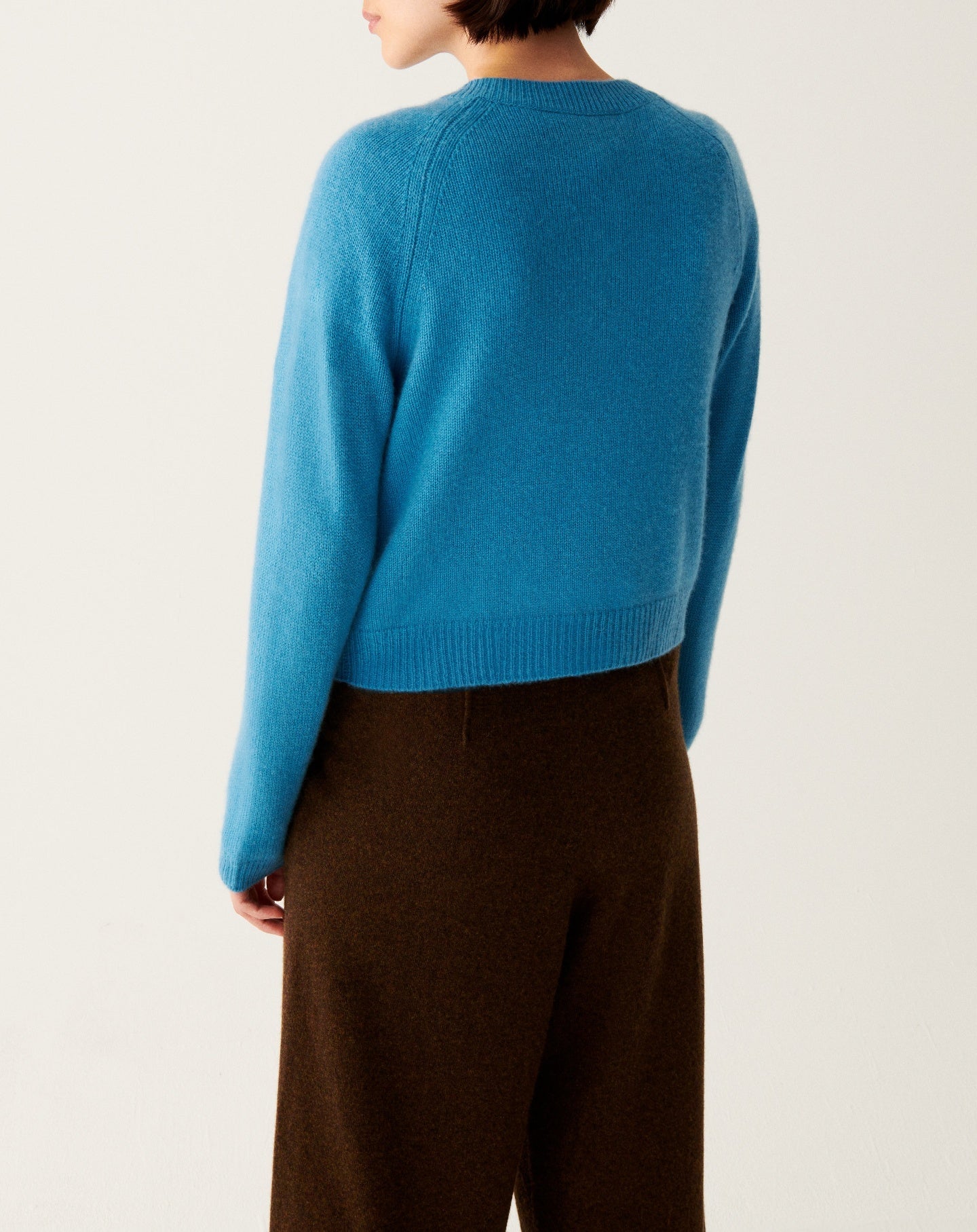 RECO130Cardigan Manches Raglan - Bleu Caldero