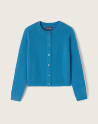RECO130Cardigan Manches Raglan - Bleu Caldero