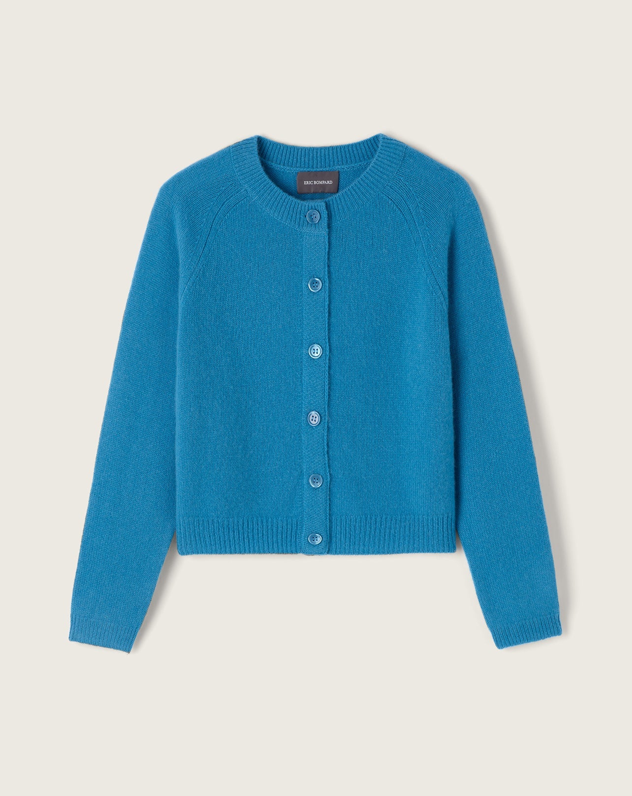 RECO130Cardigan Manches Raglan - Bleu Caldero